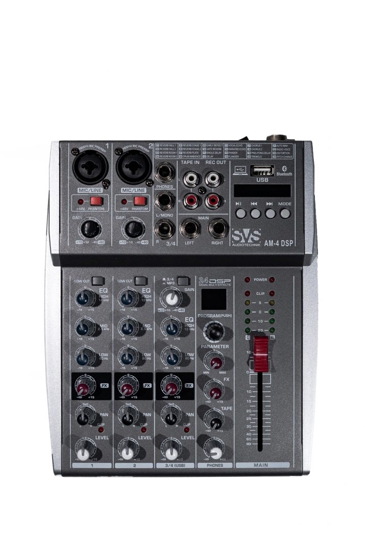 SVS Audiotechnik mixers AM-4 DSP Аналоговый микшерный пульт, 4-канала в Рузаевке