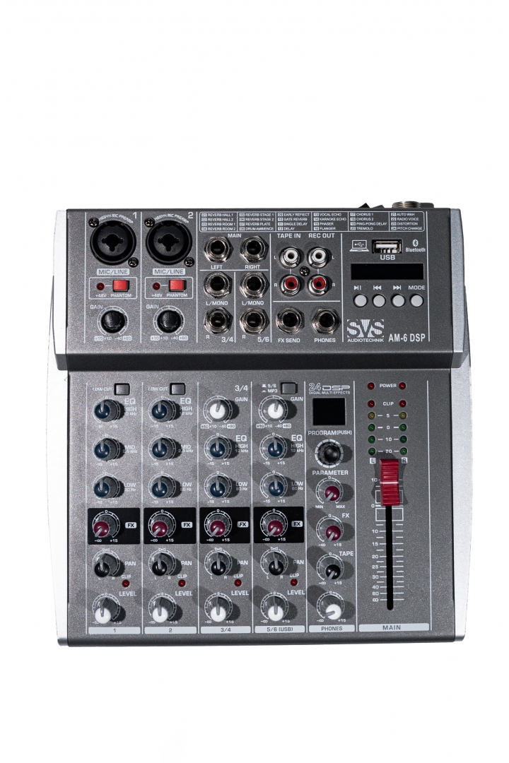 SVS Audiotechnik mixers AM-6 DSP Микшерный пульт аналоговый, 6-канальный SVS Audiotechnik mixers в Рузаевке