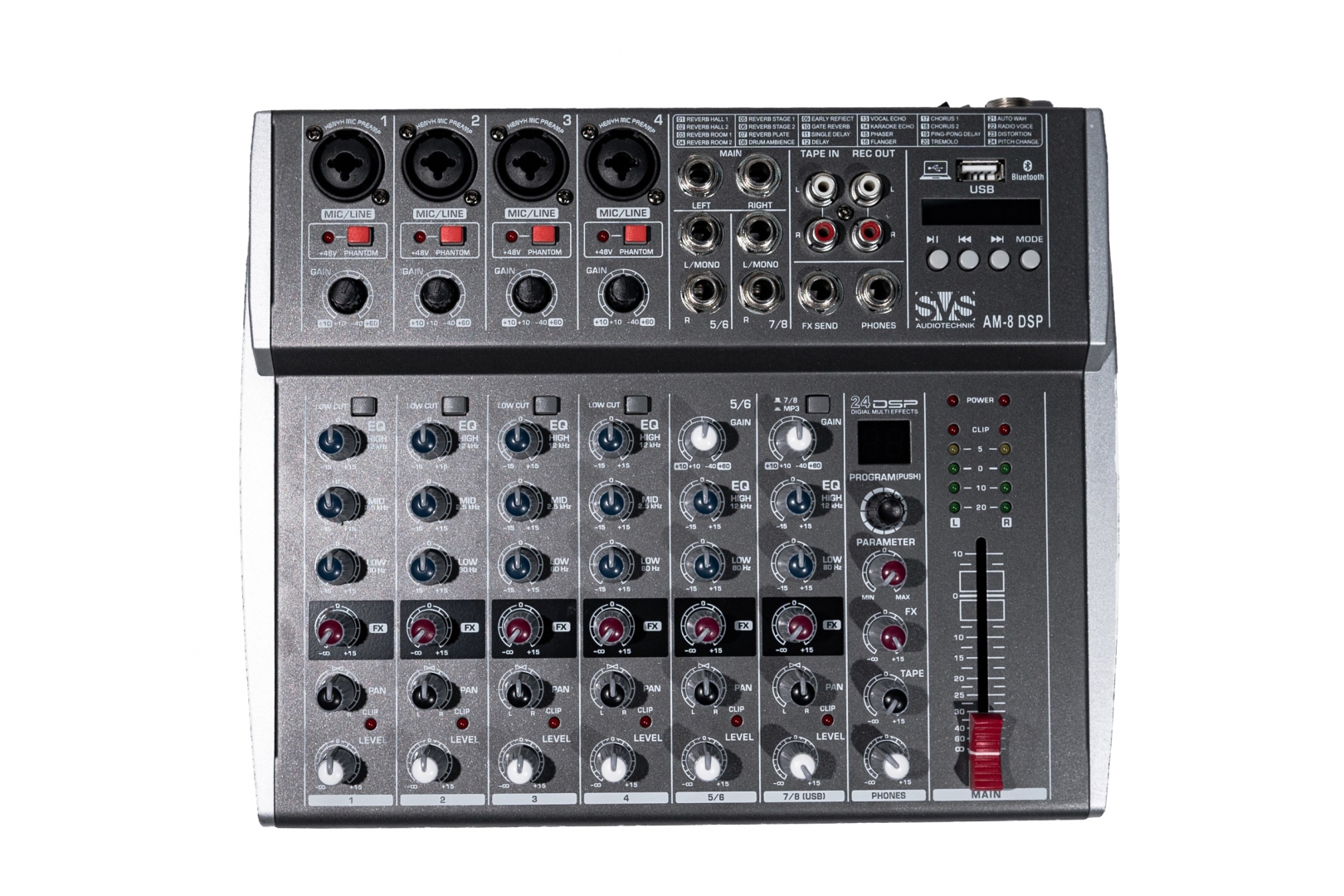 SVS Audiotechnik mixers AM-8 DSP Микшерный пульт аналоговый, 8-канальный в Рузаевке